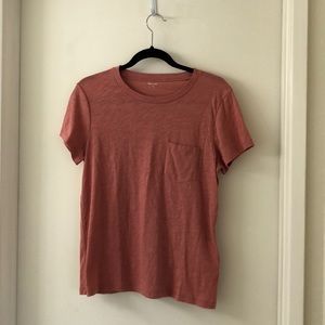 Madewell Heathered Pocket Tee - Size M
